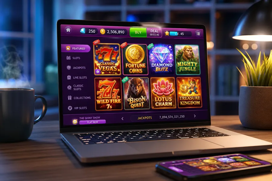 Slotomania compatibilité mobile et connexion
