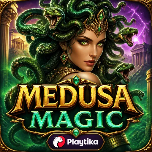 Image of the Medusa Magic game with mythological theme and visible title